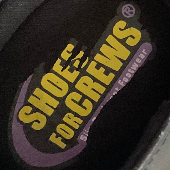 Black SHOES FOR CREWS Leather Minimalist Comfort Mid Block Heel Work Pumps Sz 6 - Picture 6 of 12